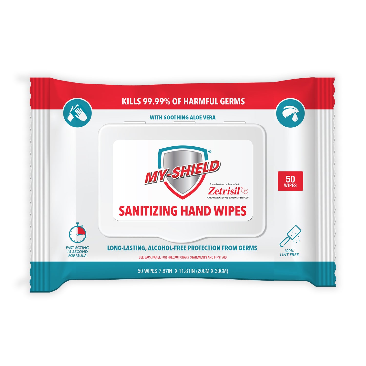 My-Shield® Sanitizing Hand Wipes (50 count)