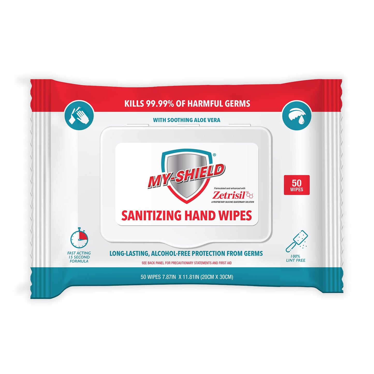 My-Shield® Sanitizing Hand Wipes (50 count)